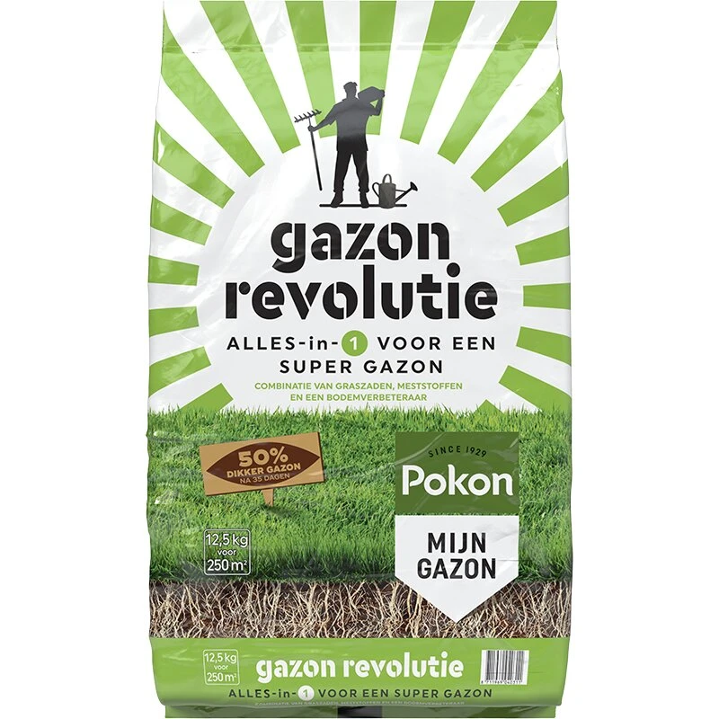 Pokon Gazon Revolutie 12,5 Kg 250 M2