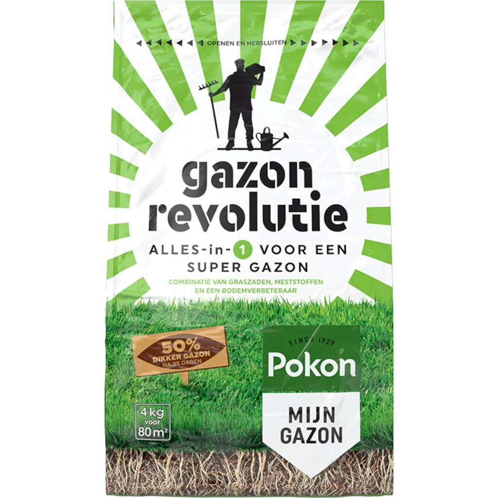 Pokon Gazon Revolutie 4 Kg 80 M2
