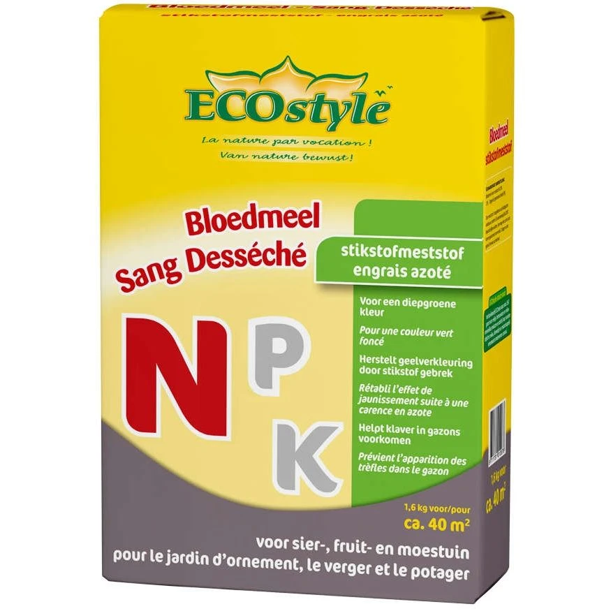 ECOstyle Bloedmeel (N) 1,6 Kg